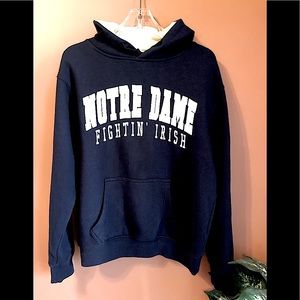 Notre Dame Fightin’ Irish hoodie. Size S.